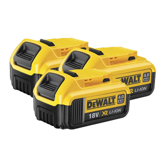 DEWALT DCB182 18V XR SLIDE 4.0AH LI-ION BATTERY TRIPLE PACK