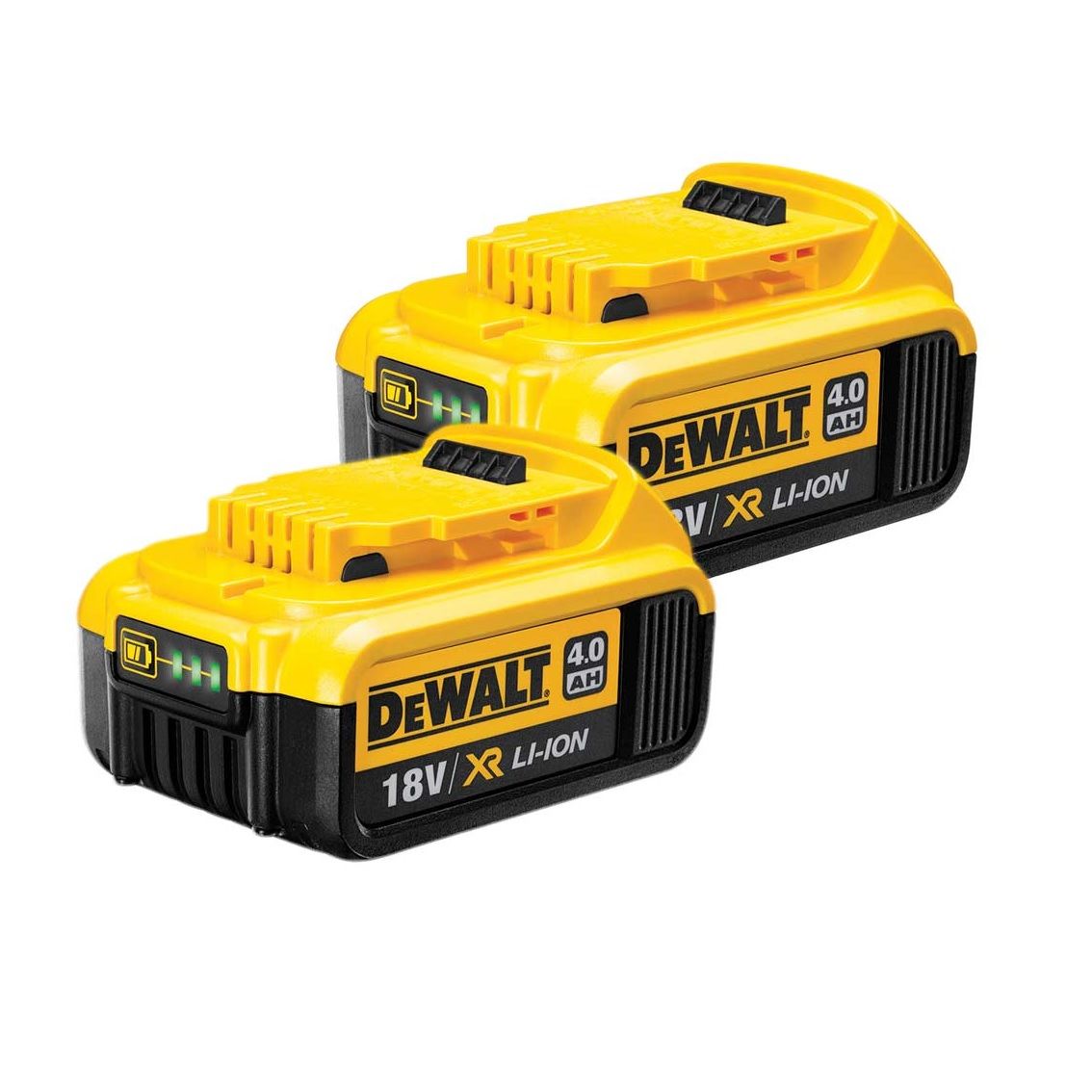 DEWALT DCB182X2 18V 4AH LI-ION XR SLIDE BATTERY TWIN PACK