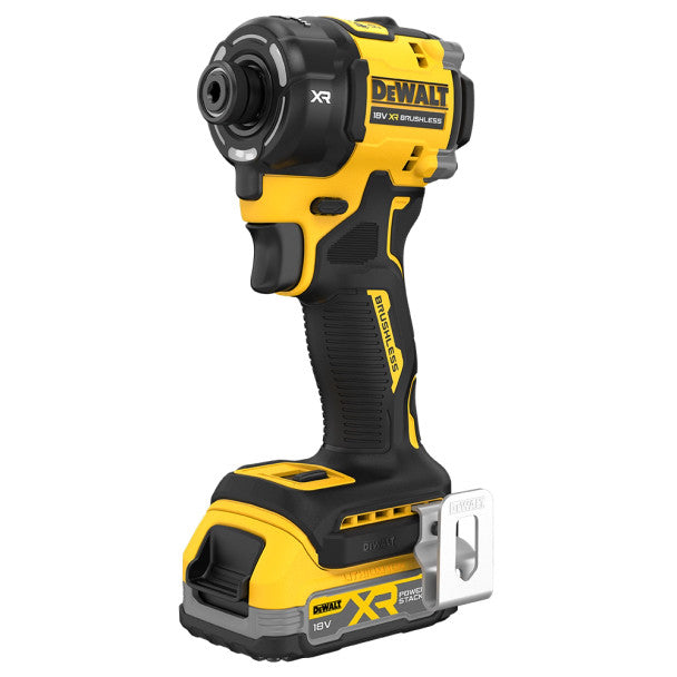 Dewalt DCF870E2T-GB 18V XR Brushless Hyrdralic Impact Driver, 2x 1.7Ah Powerstack Batteries, Charger & TSTAK Case