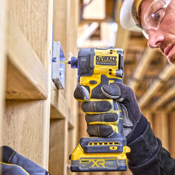 Dewalt DCF870E2T-GB 18V XR Brushless Hyrdralic Impact Driver, 2x 1.7Ah Powerstack Batteries, Charger & TSTAK Case