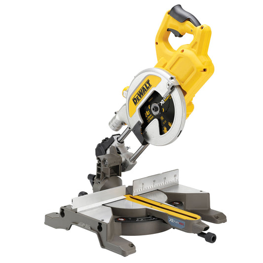 Dewalt DCS777T2 54V Flexvolt 216mm Mitre Saw with 2 x 6.0Ah Batteries & Charger