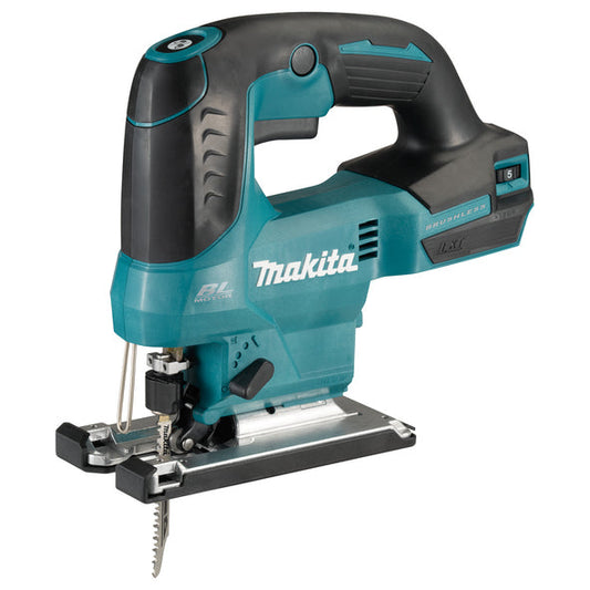 Makita DJV184Z 18V Brushless Top Handle Jigsaw with 1 x 5.0Ah Battery Charger & Bag