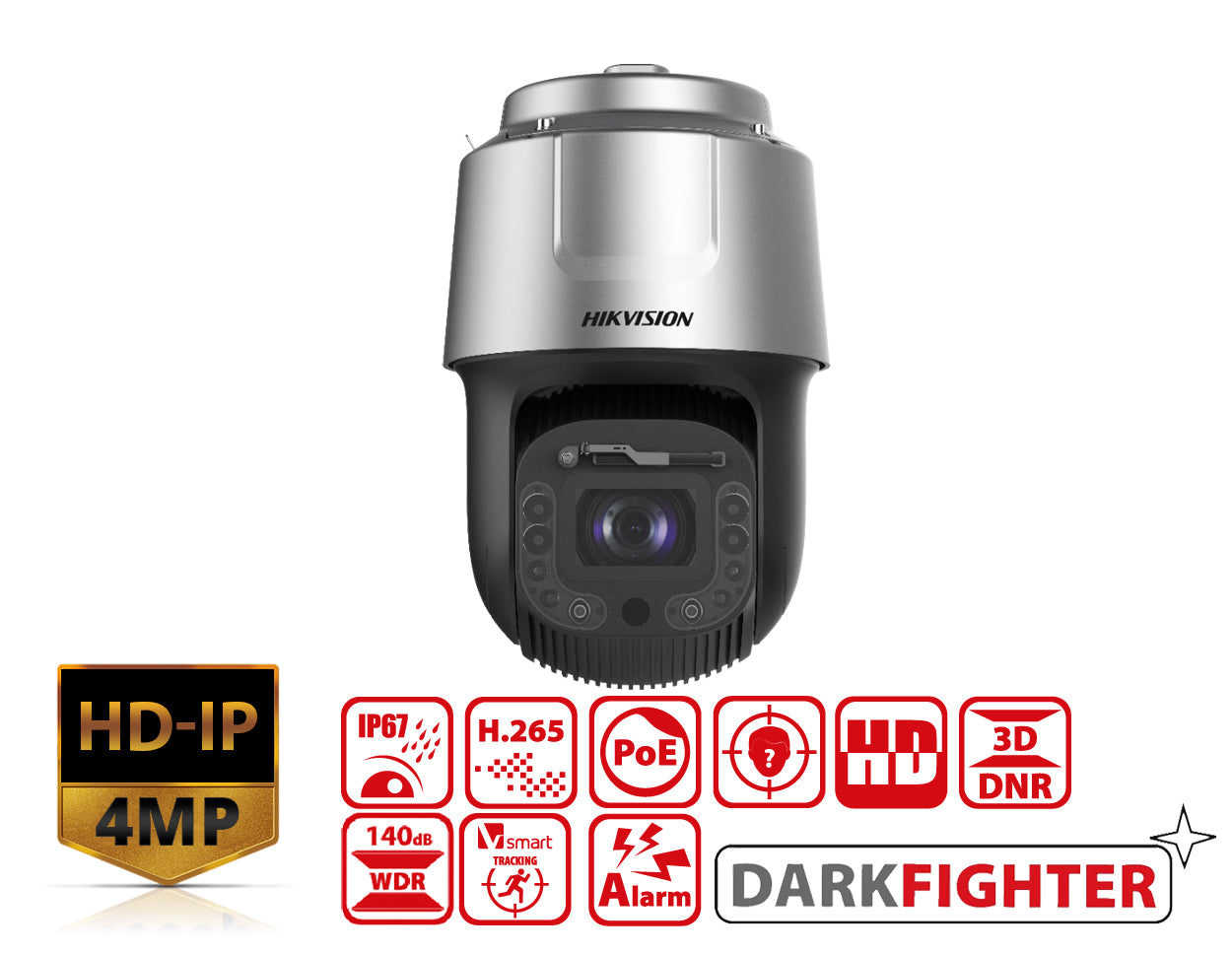 HIKVISION DS-2DF8C442IXS-AELW(T5) - 4 MP 42X DarkFighter IR Network Speed Dome