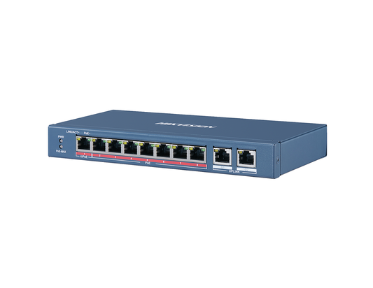 HIKVISION DS-3E0310HP-E - 8 Port Fast Ethernet Unmanaged POE Switch