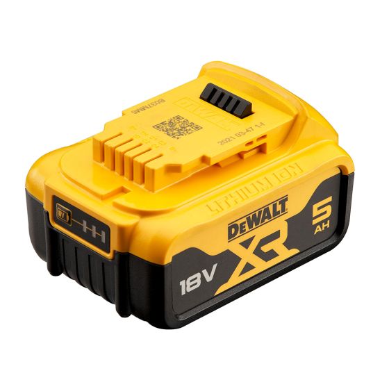 DeWalt DCB184 18v 5.0Ah Li-Ion Battery XR Range Lithium - LED Charge Indicator