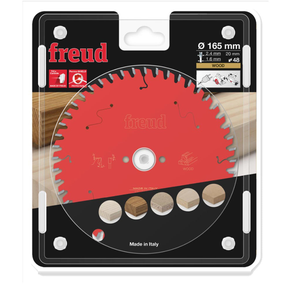 Freud 165mm 48T Circular Saw Blade for Wood