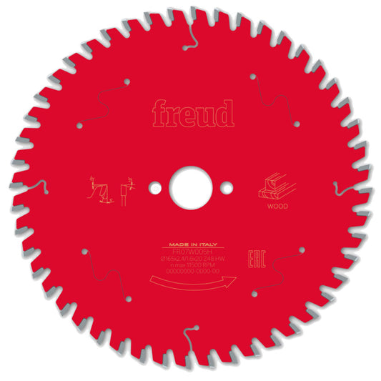 Freud 165mm 48T Circular Saw Blade for Wood