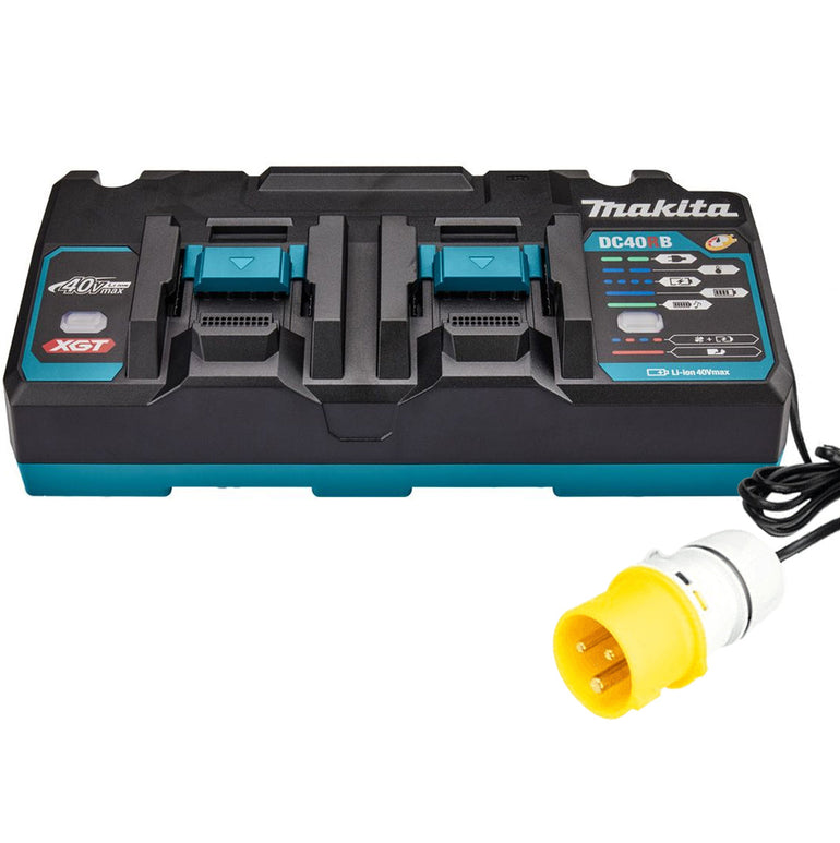 Makita DC40RB/1 40V Max XGT Two Port Charger 110V - 191N07-2