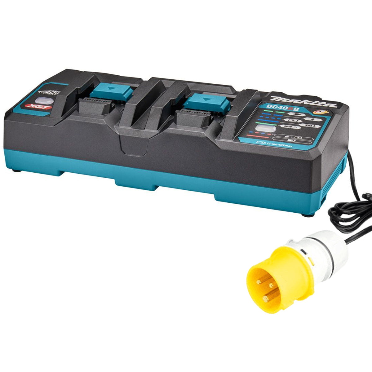 Makita DC40RB/1 40V Max XGT Two Port Charger 110V - 191N07-2