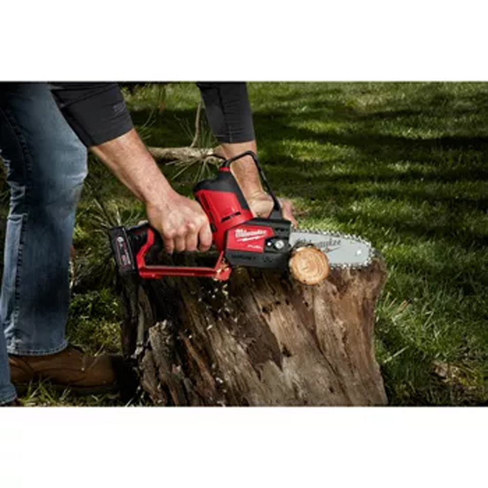 Milwaukee M12FHS-602X 12V 6" FUEL Brushless Hatchet Pruning Saw With 2 x 6.0Ah Battery & Charger 4933472213