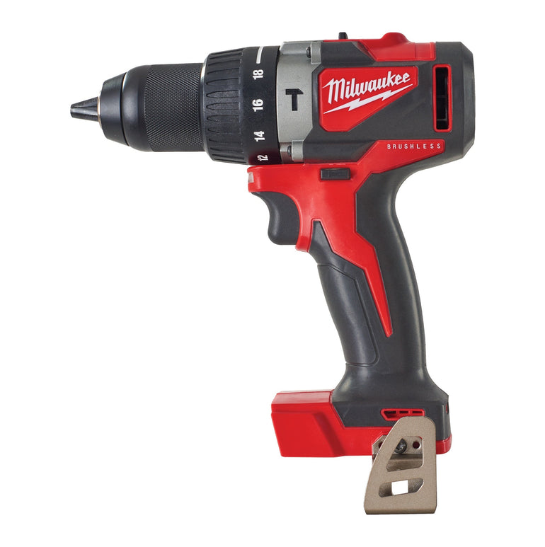 Milwaukee M18BLPP2A3-502X 18V Brushless Combi Drill & Impact Driver with 2 x 5.0Ah Batteries, Charger & Case 4933492845