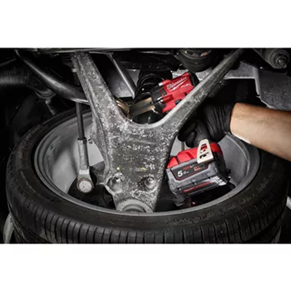 Milwaukee M18FIW2F38-502X 18V FUEL Friction Ring Impact Wrench 3/8" with 2 x 5.0AH Batteries & Charger in Case 4933478652