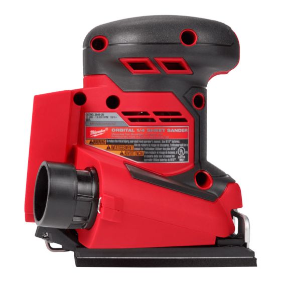 MILWAUKEE M18 BQSS-0 18V CORDLESS 1/4 SHEET SANDER BODY ONLY