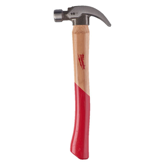 MILWAUKEE 4932478659 16OZ / 450G HICKORY CURVED CLAW HAMMER