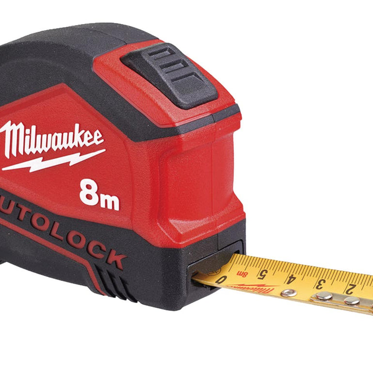 Milwaukee 4932464666 8m/26ft Autolock Tape Measure Metric