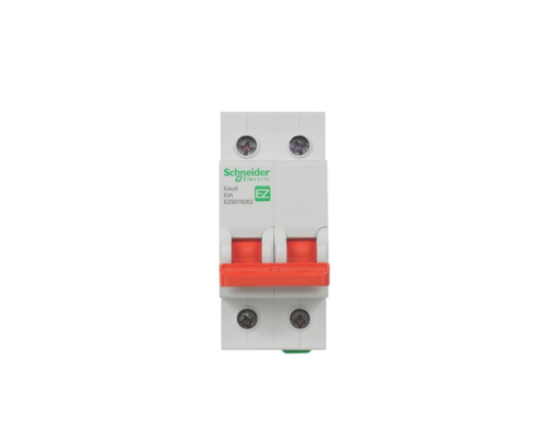 SCHNEIDER ELECTRIC EASY9 63A DP SWITCH DISCONNECTOR
