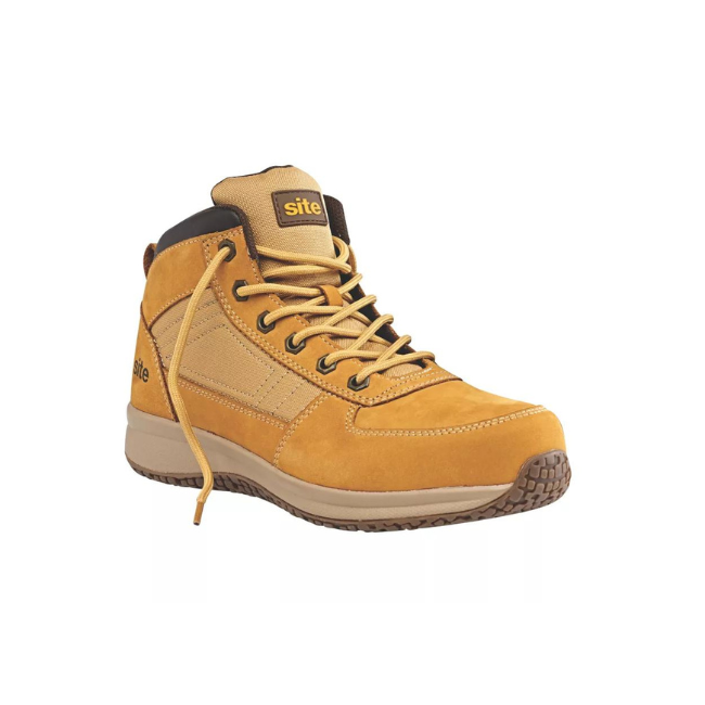 SITE SANDSTONE SAFETY TRAINER BOOTS WHEAT SIZE 10