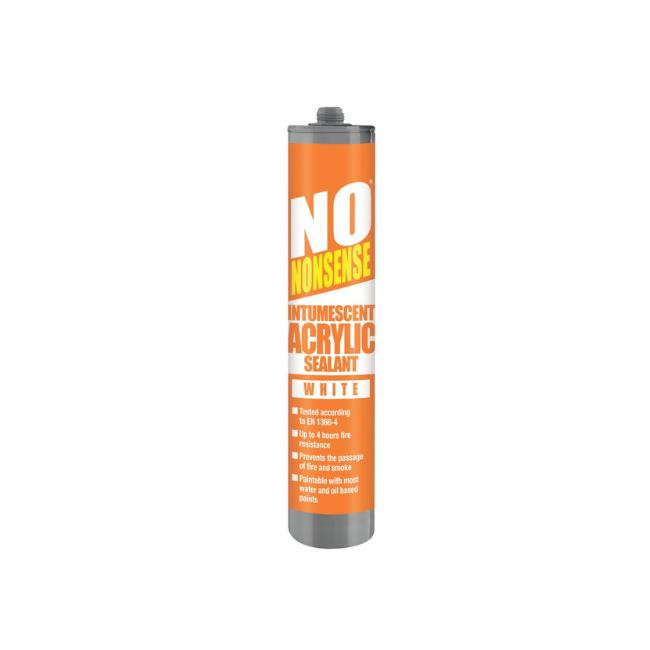 NO NONSENSE INTUMESCENT SEALANT WHITE 310ML