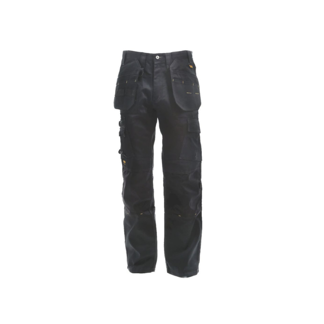 DEWALT PRO TRADESMAN TROUSERS BLACK 34" W 33" L