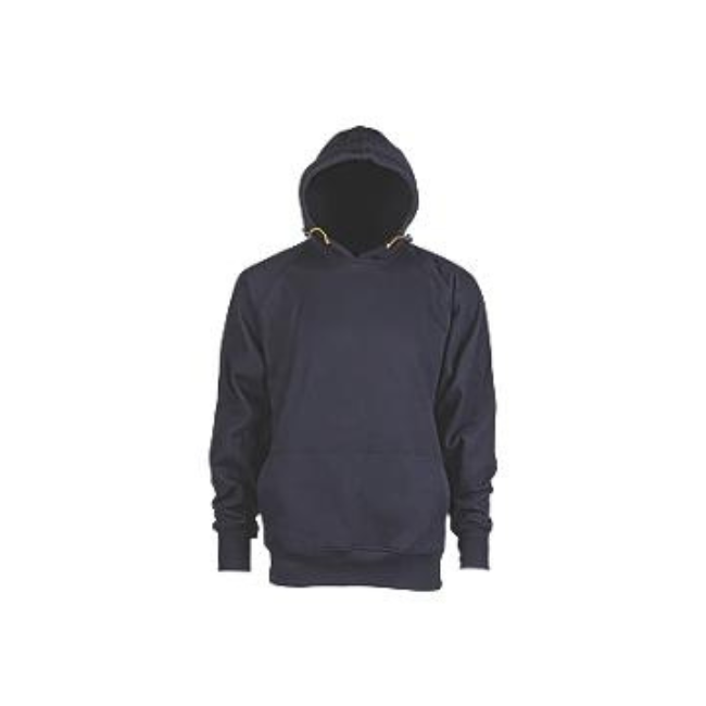 SITE ALDER HOODED SWEATSHIRT BLACK LARGE 41" CHEST