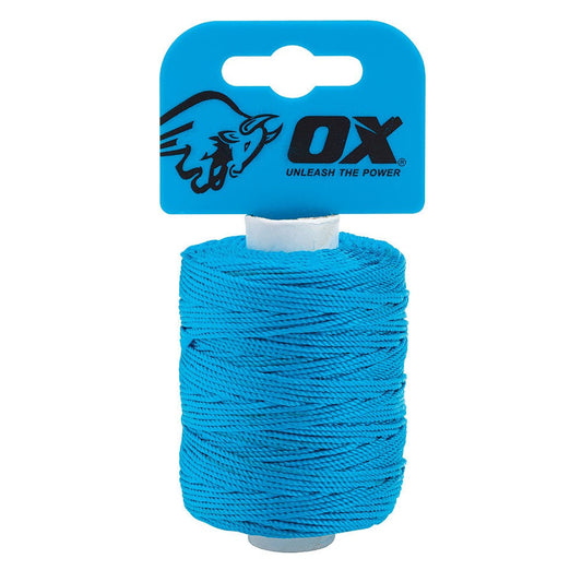 OX Tools P103510 Pro Nylon Brickline 105m / 350ft CYAN