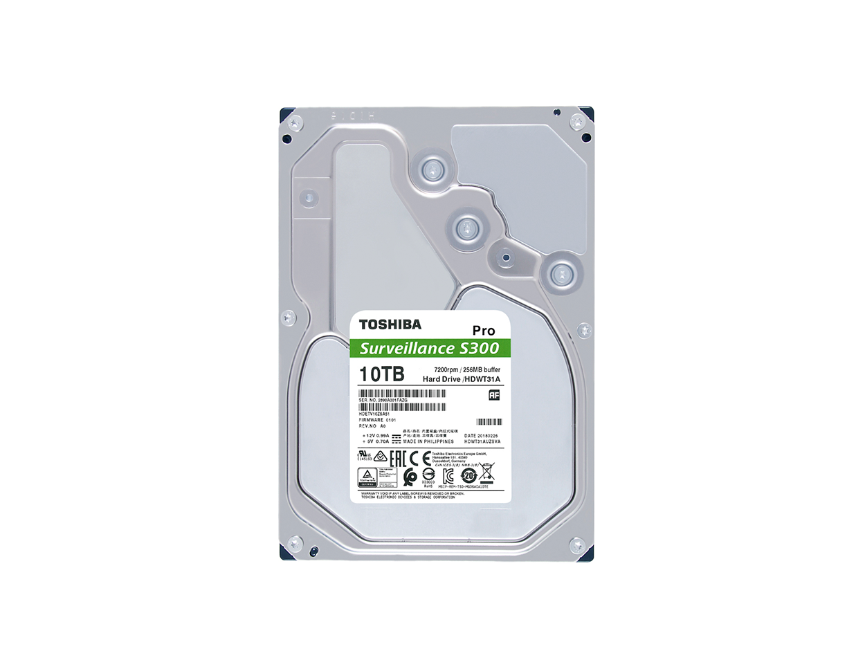 TS10TB - 10TB S300 Pro Surveillance HDD