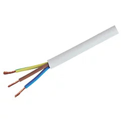 TLCA 2.5mm² 3 Core Pvc Flex White 100M Drum - Elecrical Flex Cable