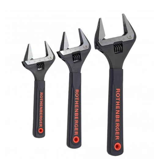 Rothenberger Adjustable Wide Jaw Wrench Set 18047