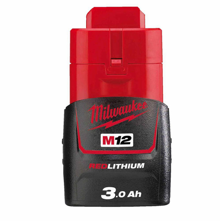 Milwaukee M12B3 12V Red Lithium-Ion 3.0Ah Battery 4932451388