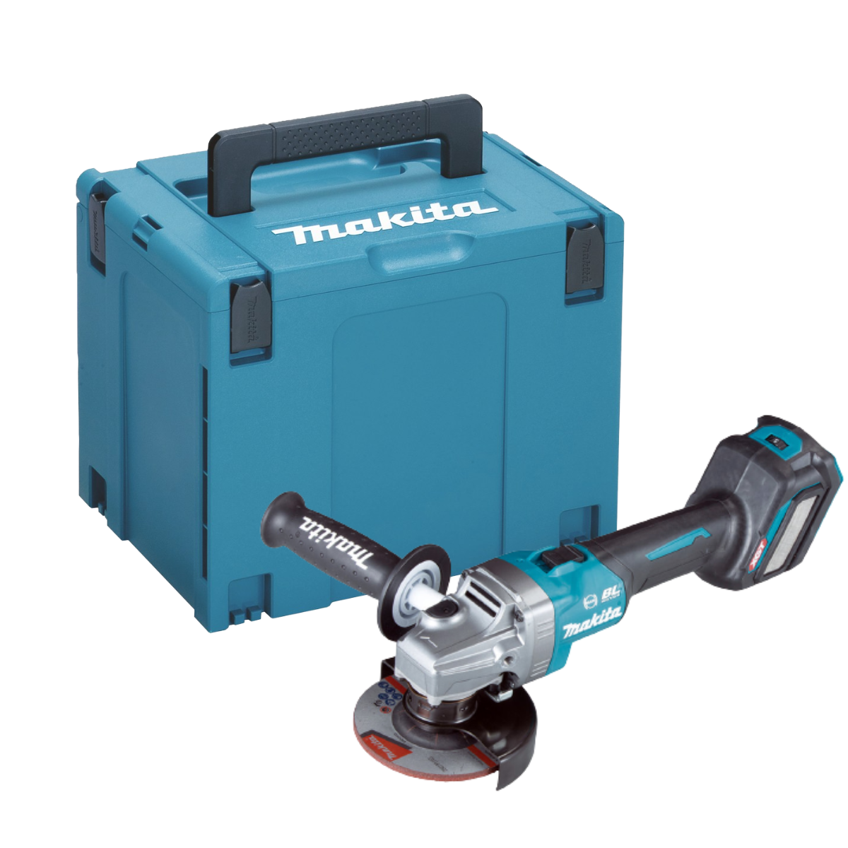 Makita GA022GZ01 40V XGT Brushless 115mm Angle Grinder With Type 4 Case