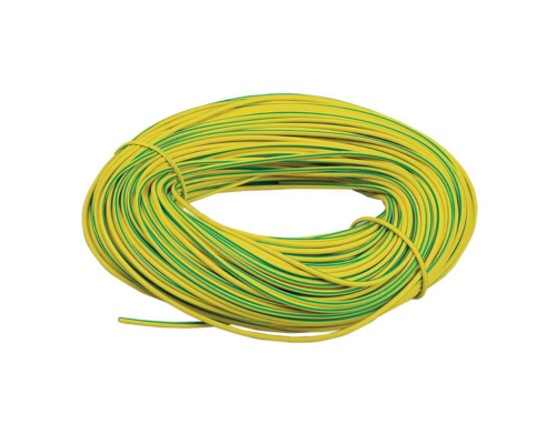 CED GREEN/YELLOW SLEEVING 3MM X 100M