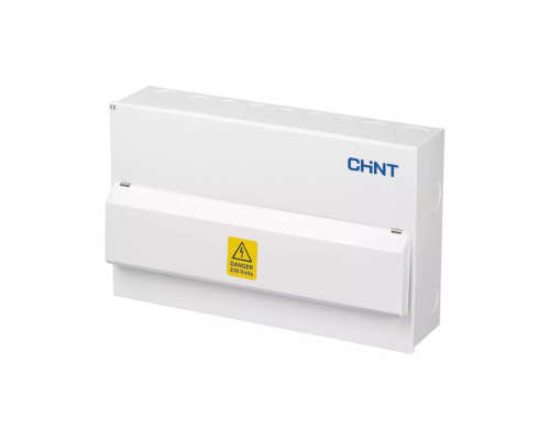 CHINT NX3 18-MODULE 10-WAY POPULATED DUAL RCD CONSUMER UNIT