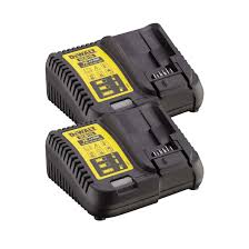 DEWALT DCB115 COMPACT BATTERY CHARGER FOR 10.8V, 14.4V AND 18V XR LI-ION BATTERIES TWIN PACK