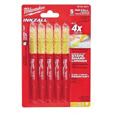 Milwaukee 48223201 INKZALL� Highlighter Yellow (Pack 5)