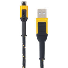 DEWALT PA-131-1348-DW2 1.8M / 6FT TYPE C TO USB-A CABLE