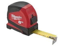 Milwaukee 4932459594 Pro Compact Tape Measure 8m Width 25mm Metric Only