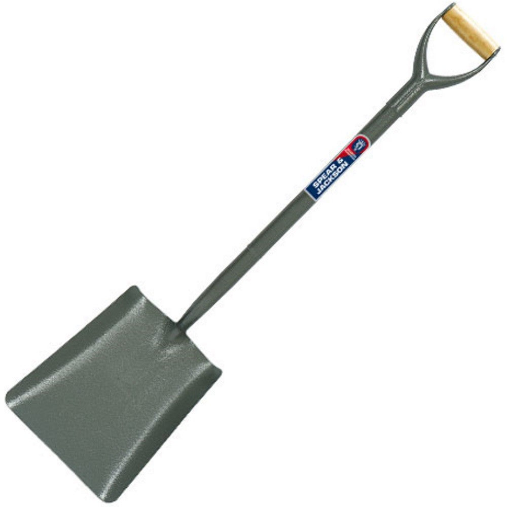 Spear & Jackson 2002AR Tubular Steel Square Mouth Shovel