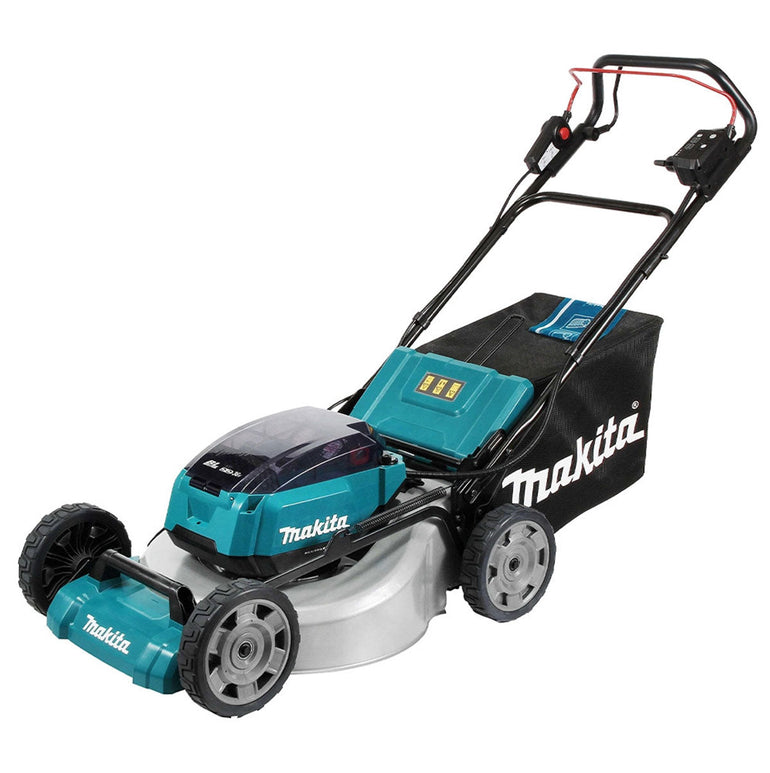 Makita DLM532Z 36V Brushless 530mm Lawn Mower with 2 x 5.0Ah Battery & Charger