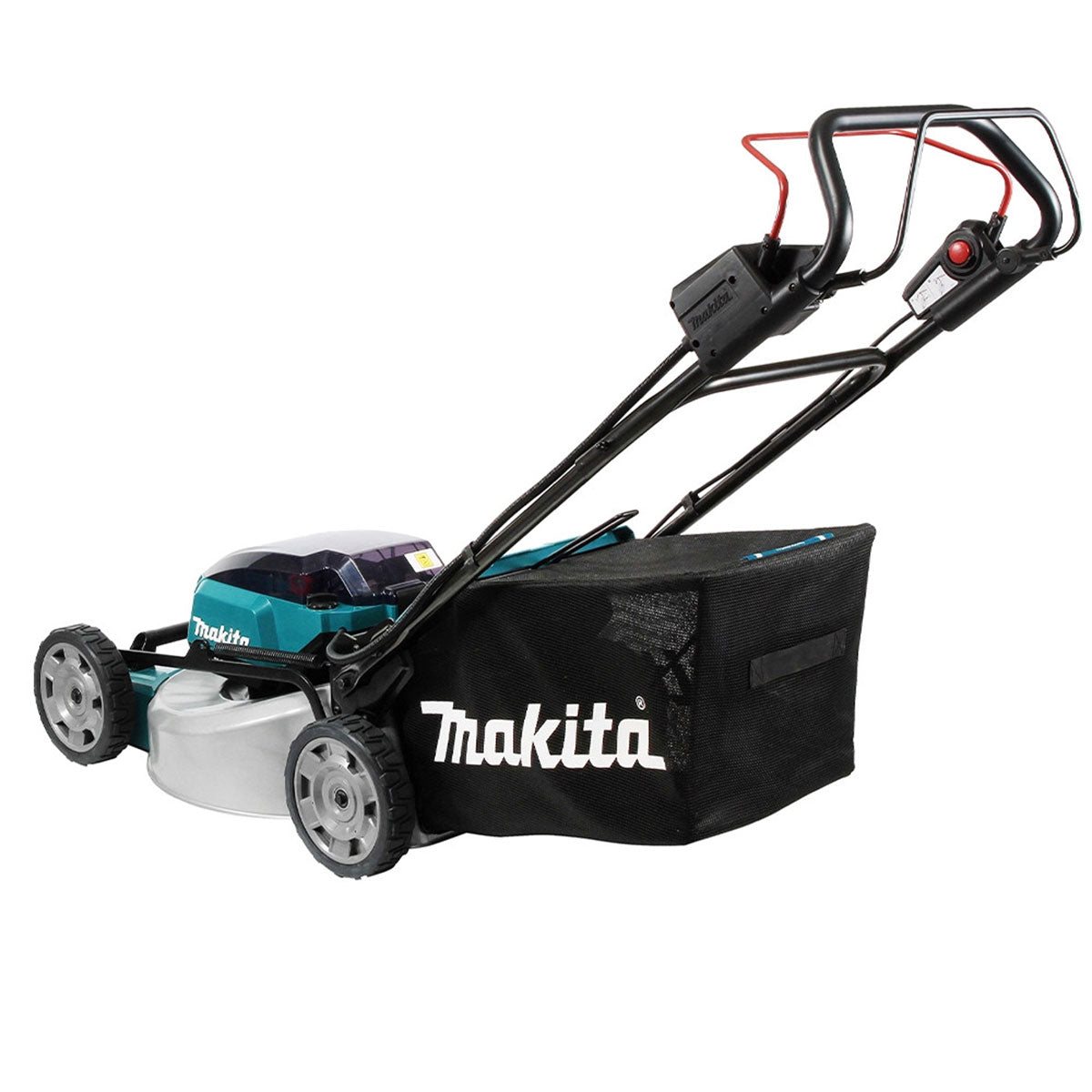 Makita DLM532Z 36V Brushless 530mm Lawn Mower with 2 x 5.0Ah Battery & Charger