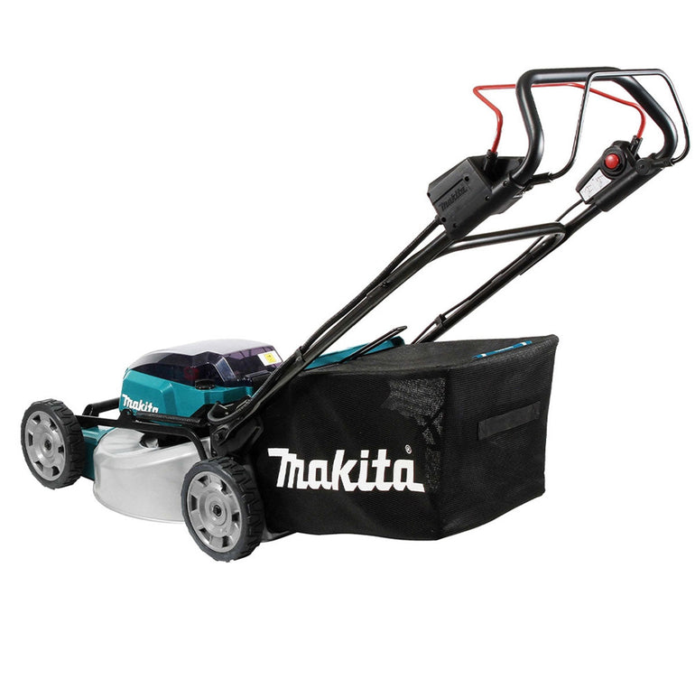 Makita DLM532Z 36V Brushless 530mm Lawn Mower with 2 x 5.0Ah Battery & Charger