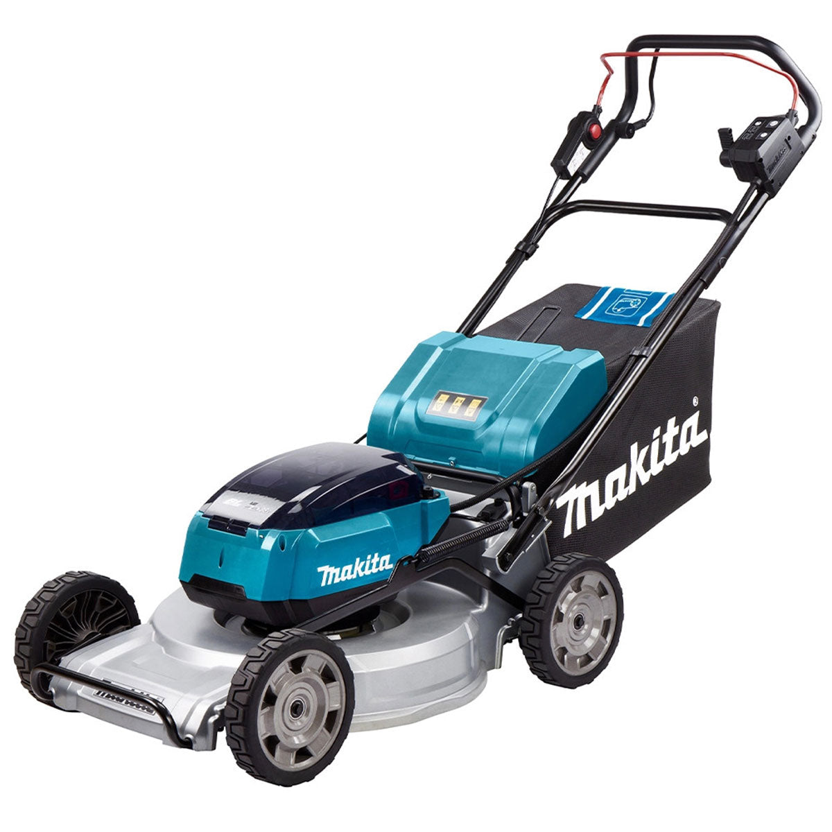 Makita DLM533Z 36V Brushless 530mm Lawn Mower with 2 x 5.0Ah Battery & Charger