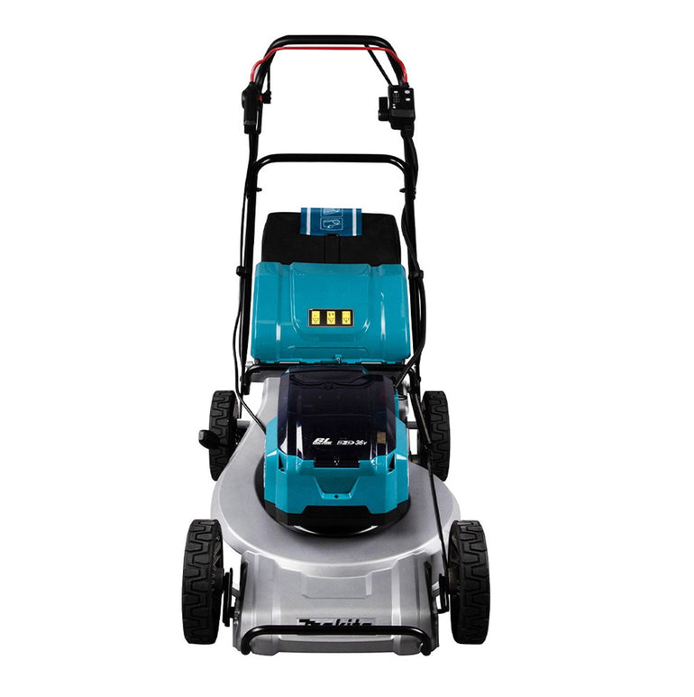 Makita DLM533Z 36V Brushless 530mm Lawn Mower with 2 x 5.0Ah Battery & Charger