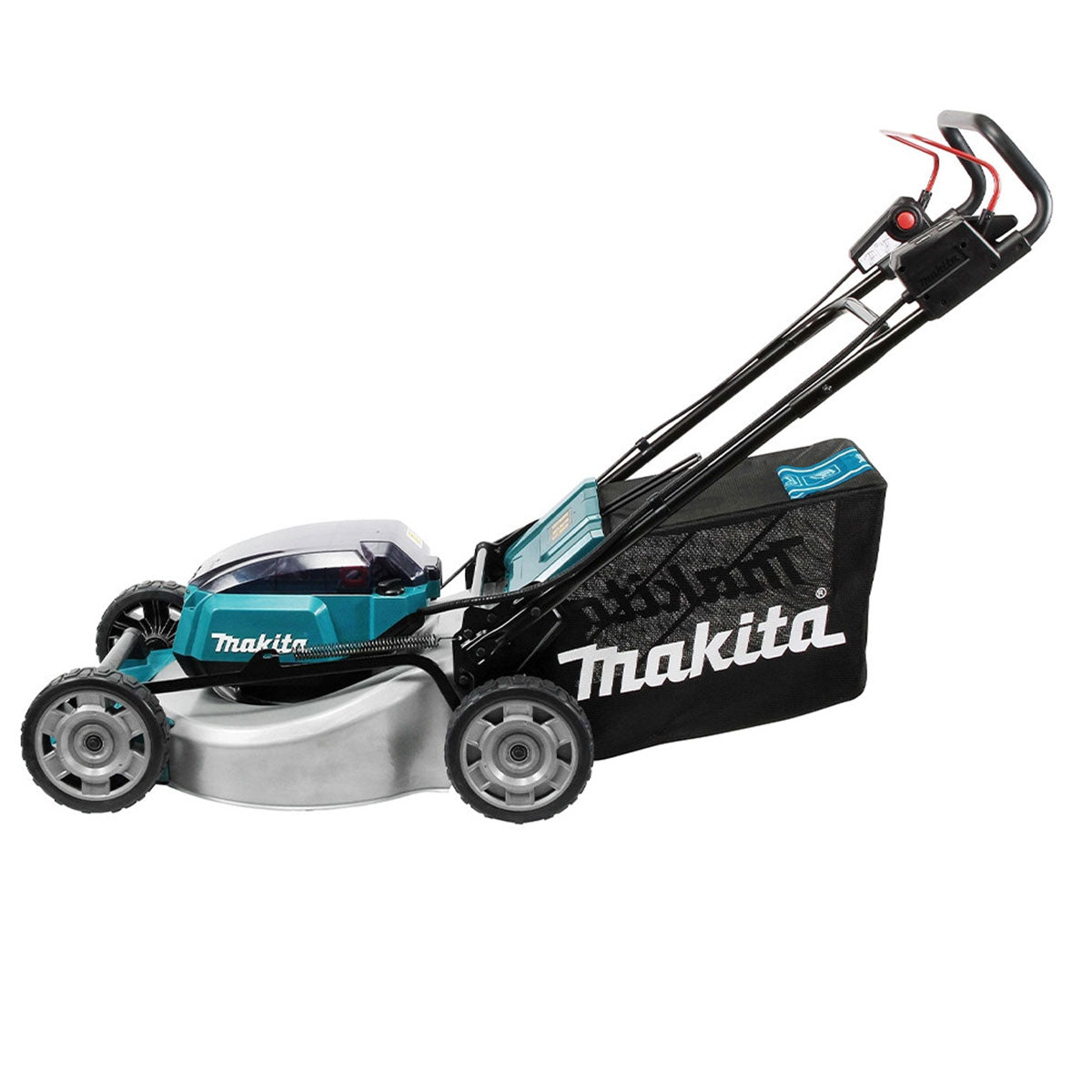 Makita DLM530Z 36V Brushless 530mm Lawn Mower with 2 x 5.0Ah Battery & Charger