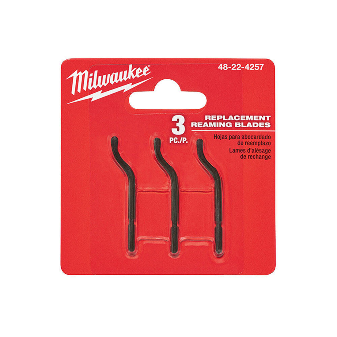 MILWAUKEE 48224257 REPLACEMENT REAMING BLADES X3 PCS