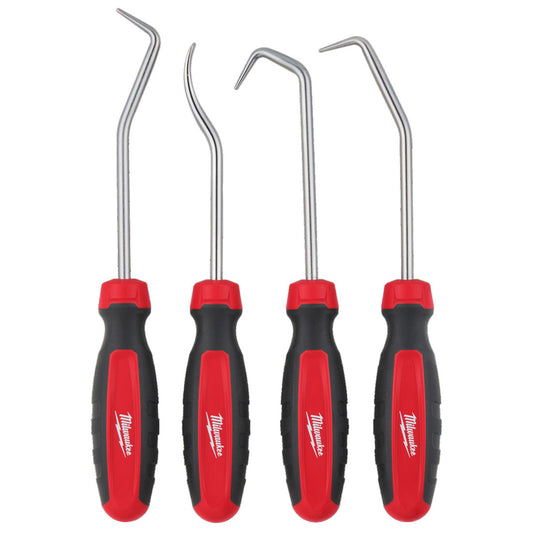 MILWAUKEE HEAVY DUTY HOOK & PICK SET X4 PCS 4932480568