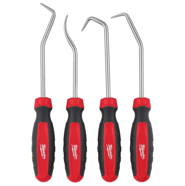 MILWAUKEE HEAVY DUTY HOOK & PICK SET X4 PCS 4932480568