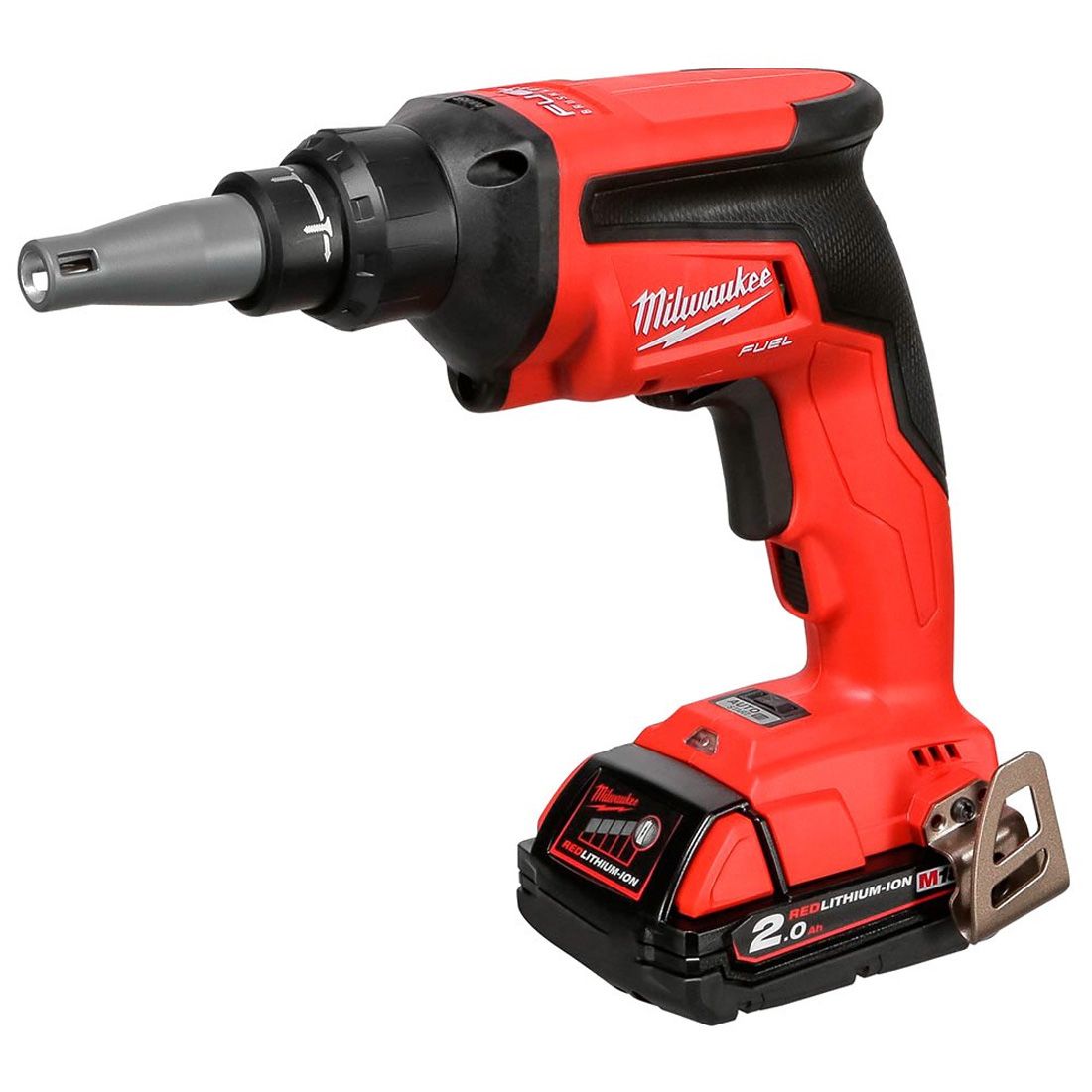 Milwaukee M18FSGC-202X 18V Fuel Brushless Screw Gun with 2 x 2.0Ah Battery Charger & Case