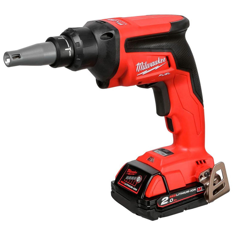 Milwaukee M18FSGC-202X 18V Fuel Brushless Screw Gun with 2 x 2.0Ah Battery Charger & Case