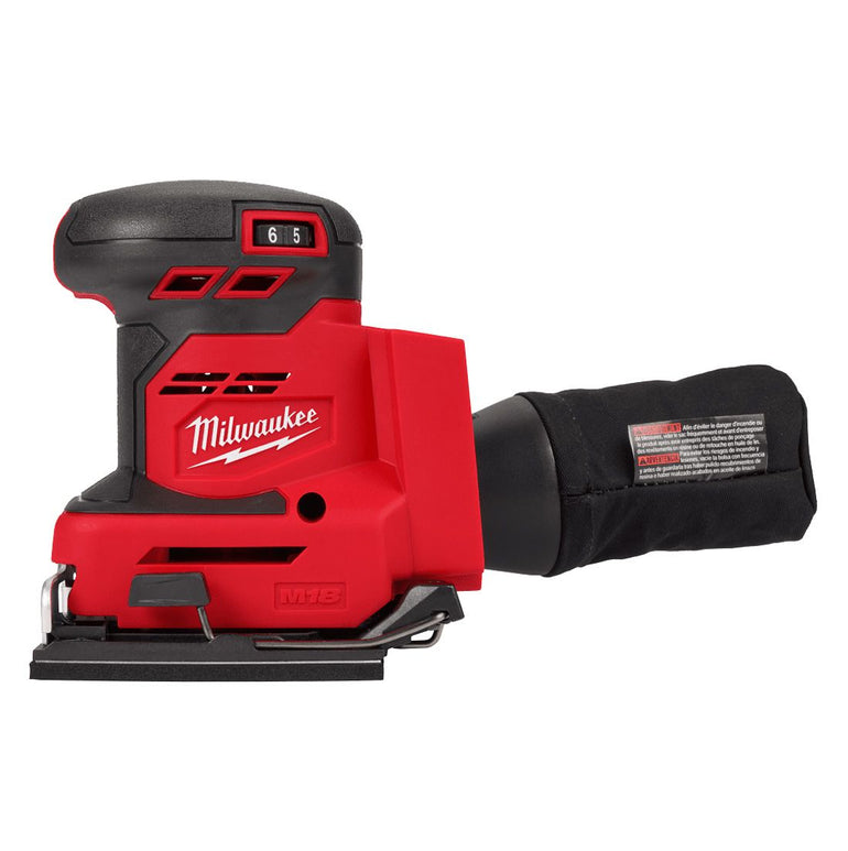 MILWAUKEE M18 BQSS-0 18V CORDLESS 1/4 SHEET SANDER BODY ONLY