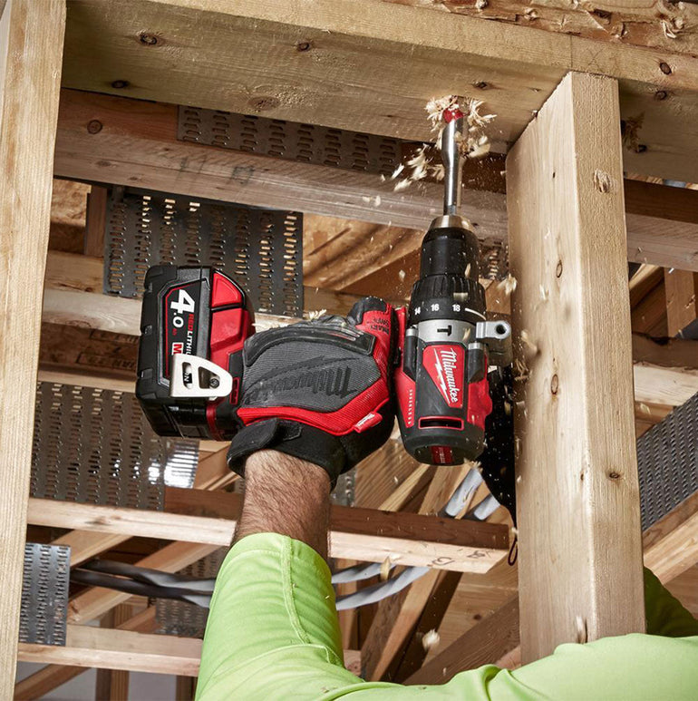 Milwaukee M18BLPP2A3-502X 18V Brushless Combi Drill & Impact Driver with 2 x 5.0Ah Batteries, Charger & Case 4933492845